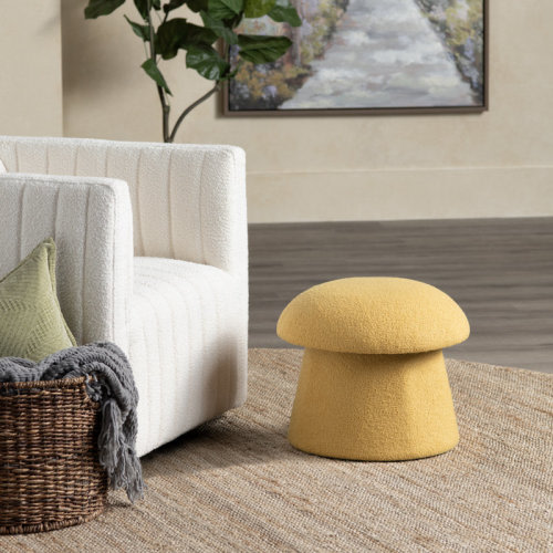 Mercer41 Mushroom Ottoman W/ Storage & Reviews | Wayfair