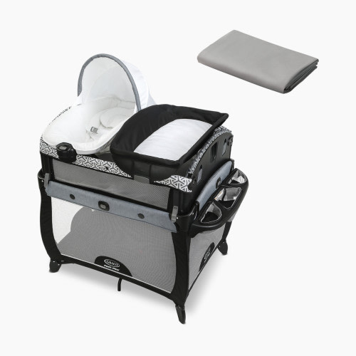 Graco Graco x Babylist Pack 'n Play Newborn2Toddler Playard & Sheet Bundle - Maha