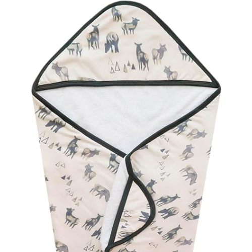 Copper Pearl Hooded Bath Towels Premium Knit/Terry Cloth Baby Towels with Hood, Pockets, and Cool Designs - Great to Gift and Make Bath Time Fun - Baby Bath Towel, Cody