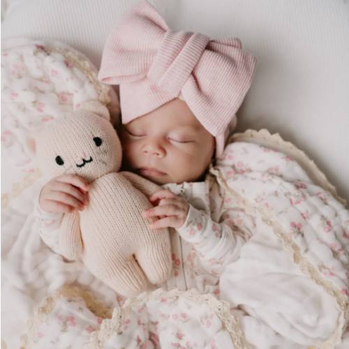 Gauze Lace Blanket | Paisley Peony – Little and Fern