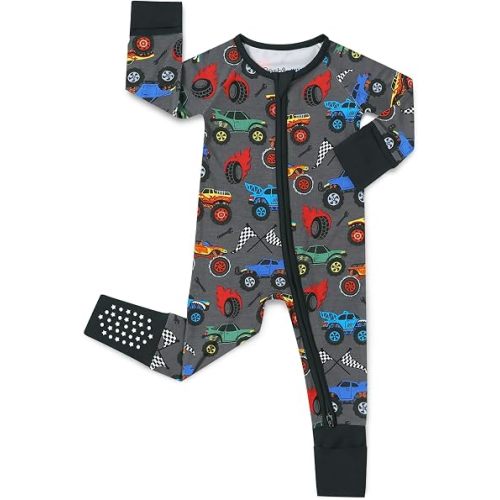 babee Reshinee Bamboo Viscose Baby Footie Pajama, Zipper Sleeper Boys Girls