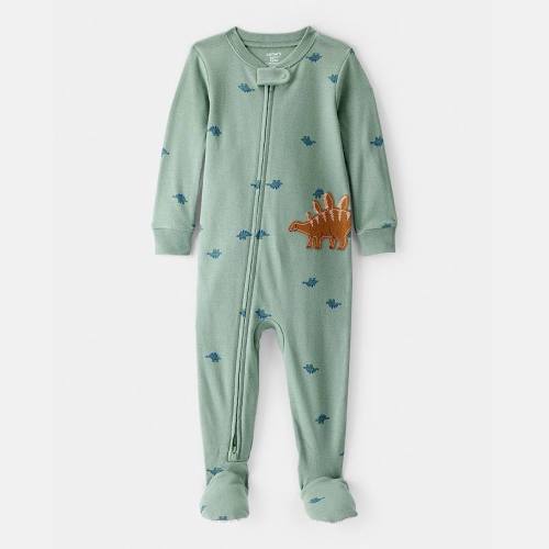 Baby & Toddler Boy Carter's Dinosaur Print Footed Pajamas