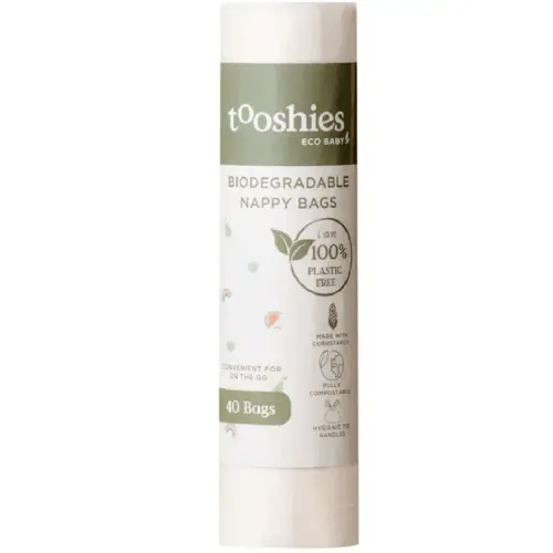 Tooshies Biodegradable Nappy Bags 40 Pack | Baby Bunting AU