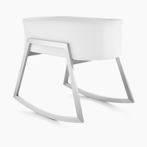 Bellini Madrid Rocking Bassinet - Silver
