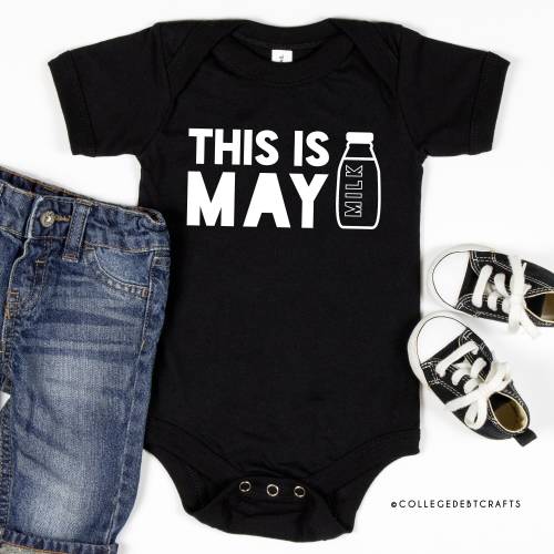This is May Milk Baby Onesie | Qualifying | IndyCar | Unisex Fit | Indy 500 | Track | Indianapolis | Racing Baby Onesie | Race Baby Outfit