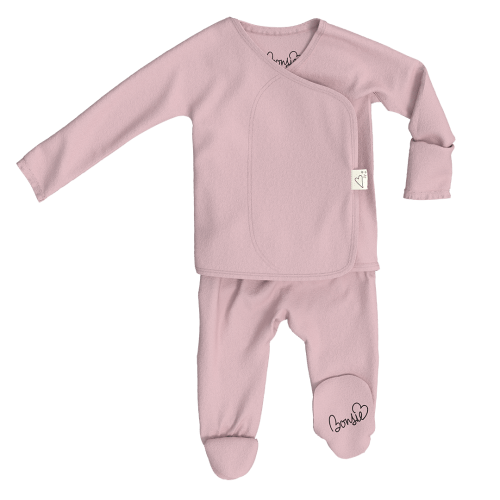 Footie - Peony – Bonsie Skin to Skin Babywear
