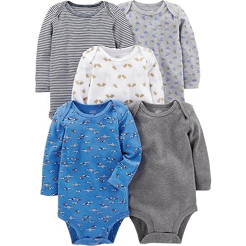 Simple Joys by Carter's Unisex Babies' Long-Sleeve Bodysuit