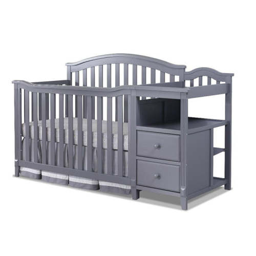 Sorelle Berkley Crib and Changer - Gray