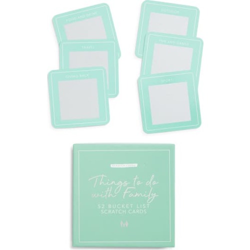 'Things to Do with Family' 52 Bucket List Scratch Cards