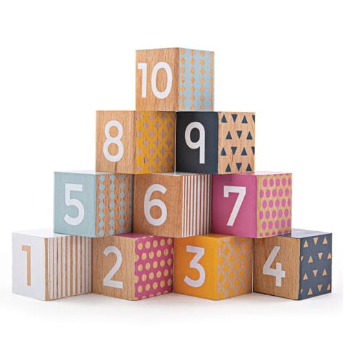 Wooden Number Blocks | Toys | Toy Street UK