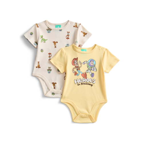Toy Story Baby Boys or Girls Graphic One-Piece Bodysuits, 2-Pack, Sizes 0/3M-24M