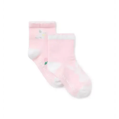Baby Light Pink Bunny Baby Bunny Sock 2-Pack by Janie and Jack 0-3m