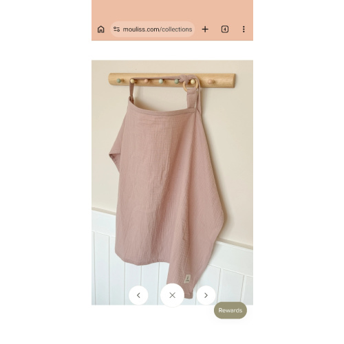 Soft Muslin Breastfeeding Apron - Lightweight Nursing Cover