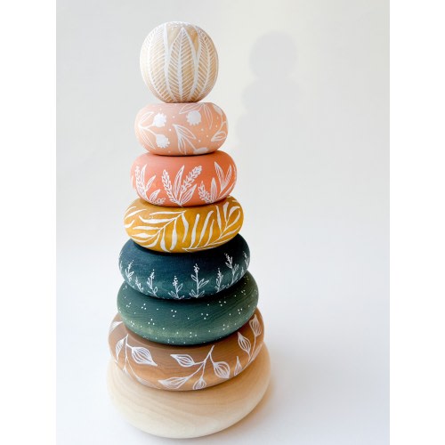 Peaches and Evergreen Stacker