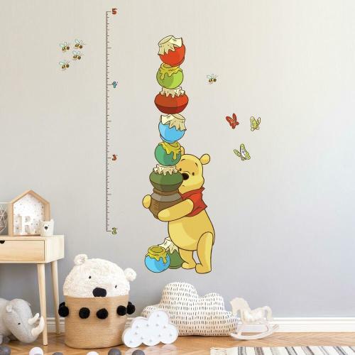 WINNIE THE POOH - POOH PEEL & STICK INCHES GROWTH CHART