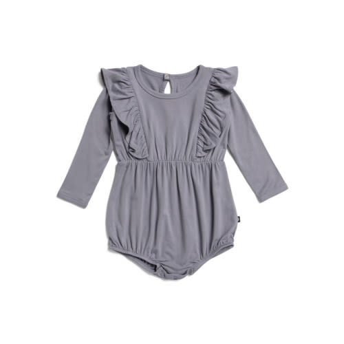 LS Romper - Grey (color) - 6-12M (size)