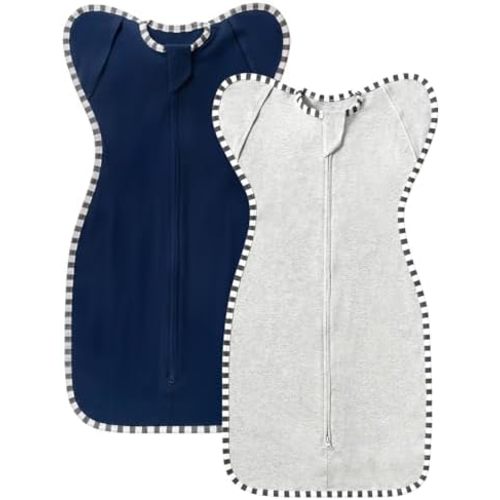 Transition Swaddle, 2 Pack 100% Cotton Baby Sleep Sack
