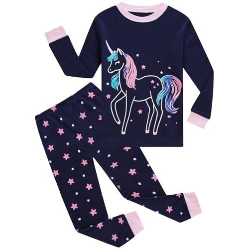 Little bety Little Girls Pajamas Sets Toddler Girls Cotton Pjs Sleepwear Sets