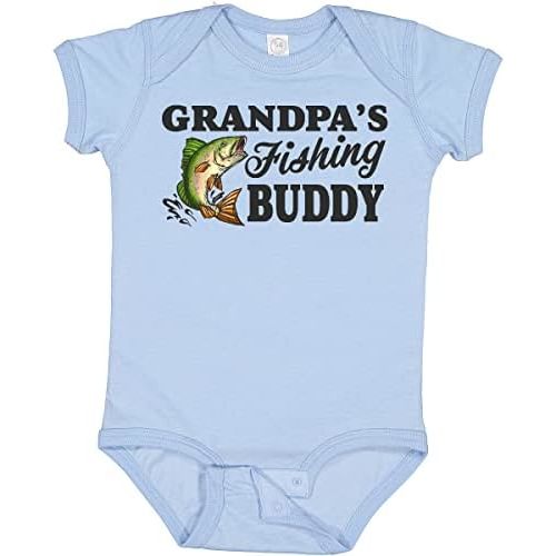 inktastic Grandpa's Fishing Buddy Baby Bodysuit