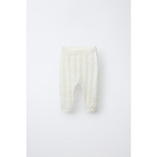 OPENWORK KNIT PANTS - Ecru | ZARA United States