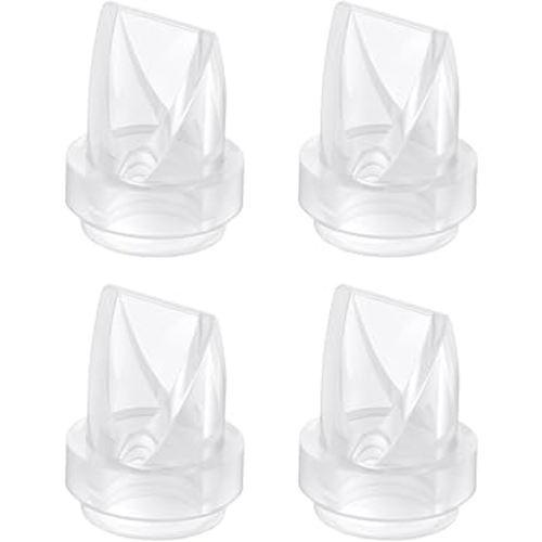 eufy Security Original Duckbill Valves (4-Pack) for Wearable Breast Pump E10/E20/S1/S1 Pro, Leak-Proof and Dust-Proof Breast Pump Replacement Parts