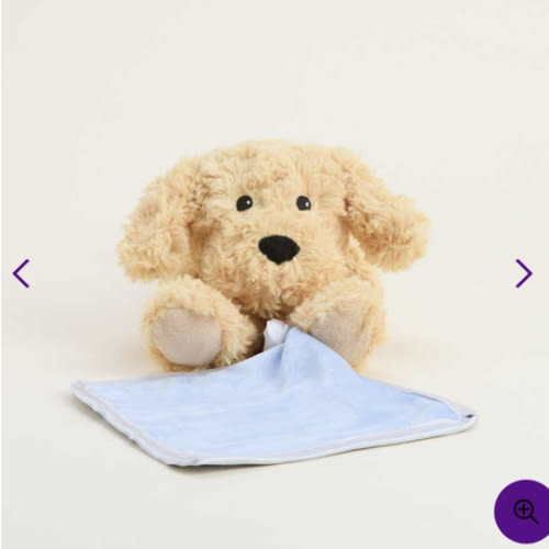 Golden Dog Security Blankie Warmies | Baby Blanket | Security Blanket for Infants