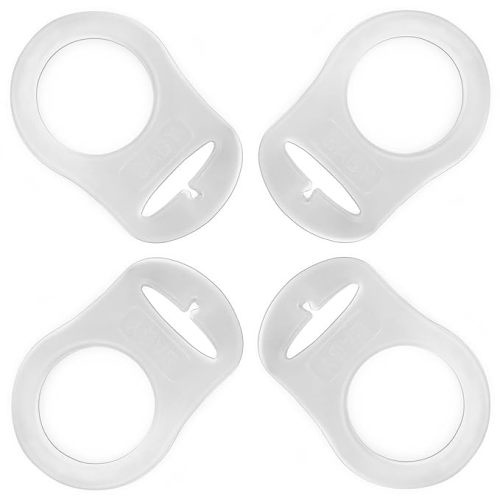 PUTSKA Pacifier Adapter Rings - Silicone Adapter for Pacifier Holder and Clip MAM-Compatible