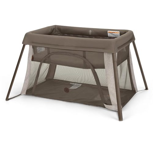 Maxi-Cosi Calao Travel Playard, Infant Bassinet, Toddler Playpen, Portable, Lightweight, Foldable, Easy Setup, with Carry Bag, Breathable Mesh, Truffle