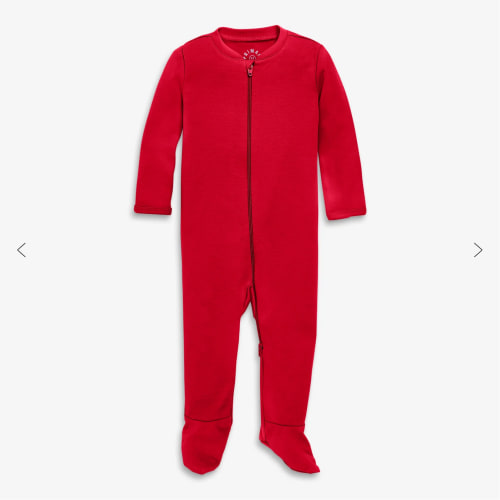Primary Baby Zip Footie Pajama