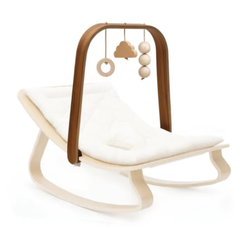 Activity Arch with Toys for Levo Baby Bouncer | Walnut