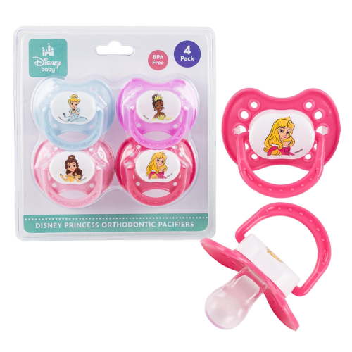 Disney Princess 4pk Orthodontic Pacifiers, 87995