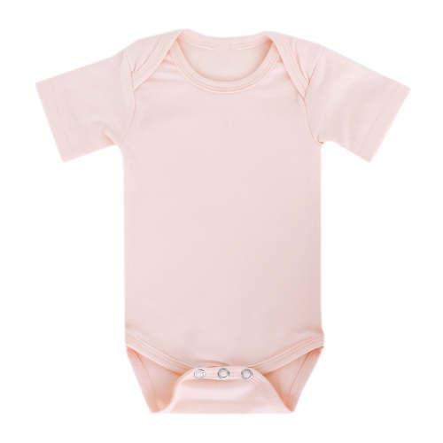 Short Sleeve Bodysuit - Blush