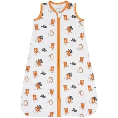 LollyBanks Sleep Sack, 100% Cotton Neutral Baby Sacks, 0.5 TOG Sleep Sacks Lightweight with 2-Way Zipper