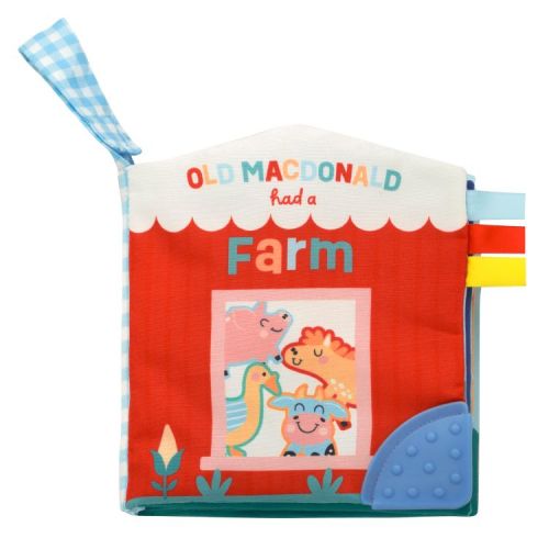Magic Years 5 inch Soft, Crinkle Activity Book with Teether, Old MacDonald Had a Farm