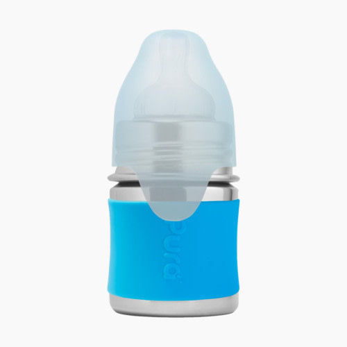 Pura Stainless Steel Baby Bottle - Aqua, 5oz