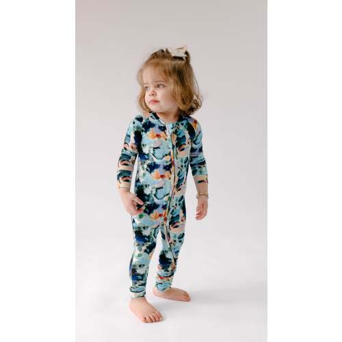 Charli | Bamboo Zip Pajamas