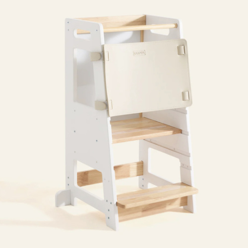 HARPPA Nordo | Safe & Stable Montessori Toddler Kitchen Wooden Tower - Perfect for Cooking & Learning, Counter Helper, Kitchen Tower, Gift for 2 Year Old