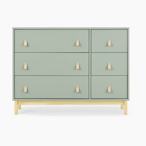 Delta Children babyGap Legacy 6 Drawer Dresser - Sage Green/Natural