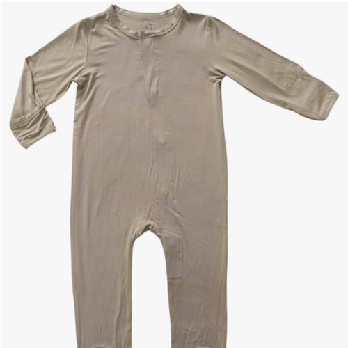 (Size 3-6m)Avee & Co Footie Pajamas - Quick Magnetic Fastener Sleeper for Baby Boy and Girl (0-24 months)