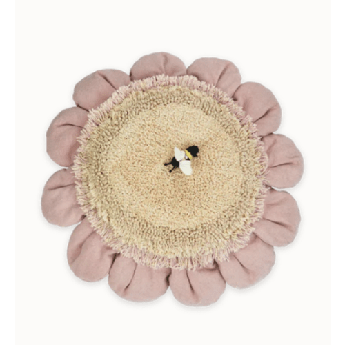 FLOOR CUSHION PINK DAISY