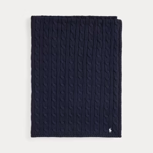 Cable-Knit Cotton Baby Blanket for Baby Boys | Ralph Lauren