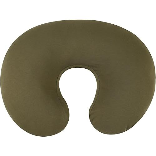 Onacosht 100% Organic Cotton Nursing Pillow Cover Soft Breathable Jersey Feeding Pillow Slipcover Fits Standard Infant Nursing Pillow or Positioner for Baby Boy and Girl, Olive