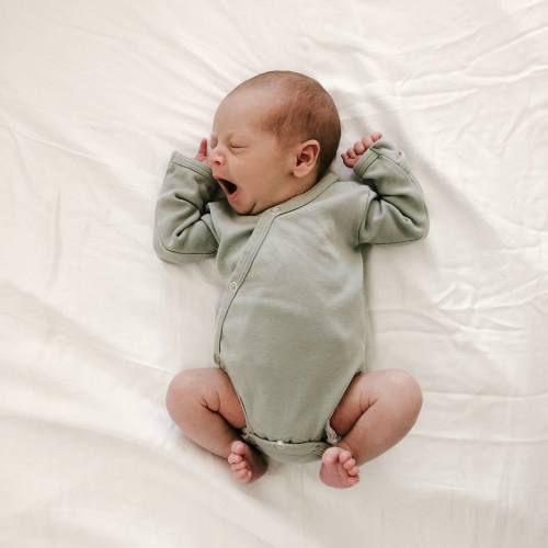 Seafoam | Organic Kimono Bodysuit – L'ovedbaby
