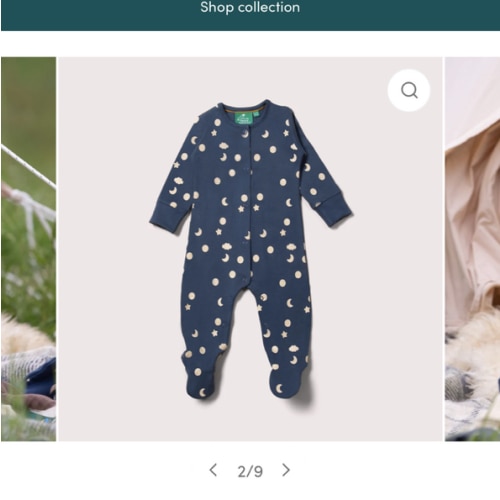 Full Moon Organic Babygrow – Little Green Radicals