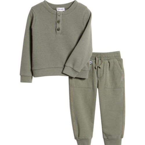 Adenture Thermal Knit Henley & Joggers Set