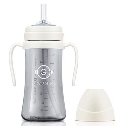 Grosmimi PPSU Straw Cup - 10oz (6 Months+) White 10oz