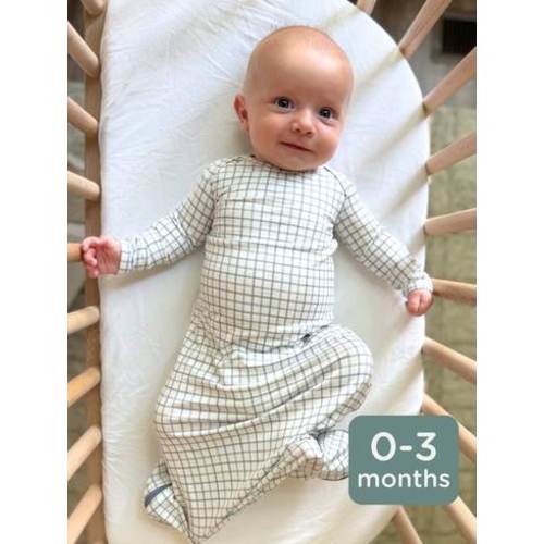 Blue Stripes 0.5 TOG Bamboo Viscose Baby Blanket | günamüna