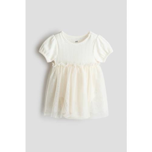 BODYSUIT DRESS WITH TULLE SKIRT