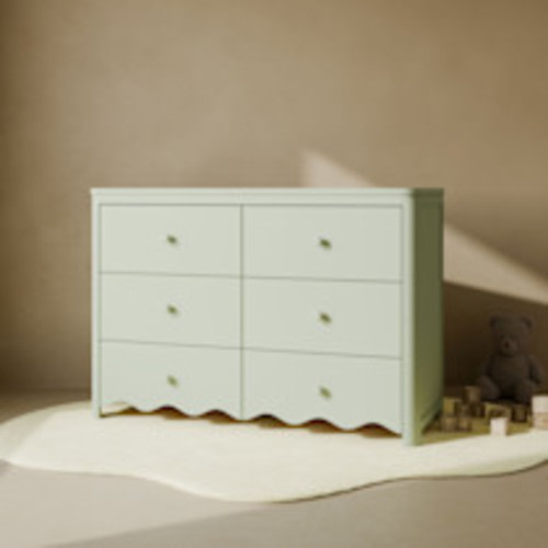 Storkcraft Casablanca 6 Drawer Dresser - Sage