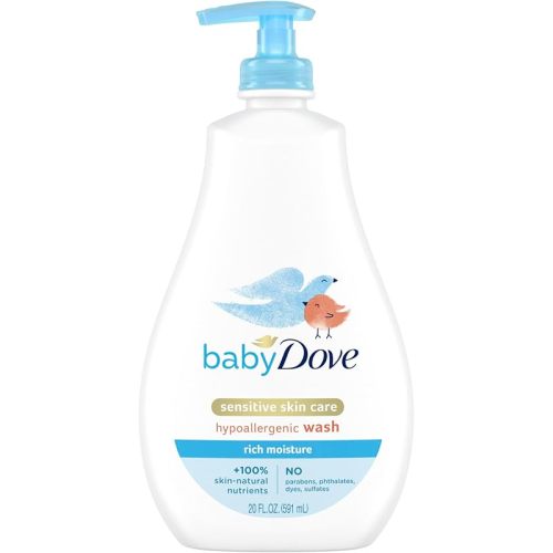 Baby Dove Sensitive Skin Care Baby Wash For Baby Bath Time Rich 20 oz